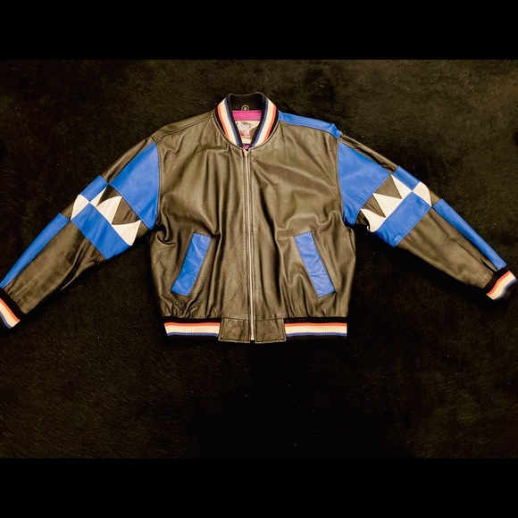 VINTAGE MTV LEATHER JACKET - Picture 3 of 7